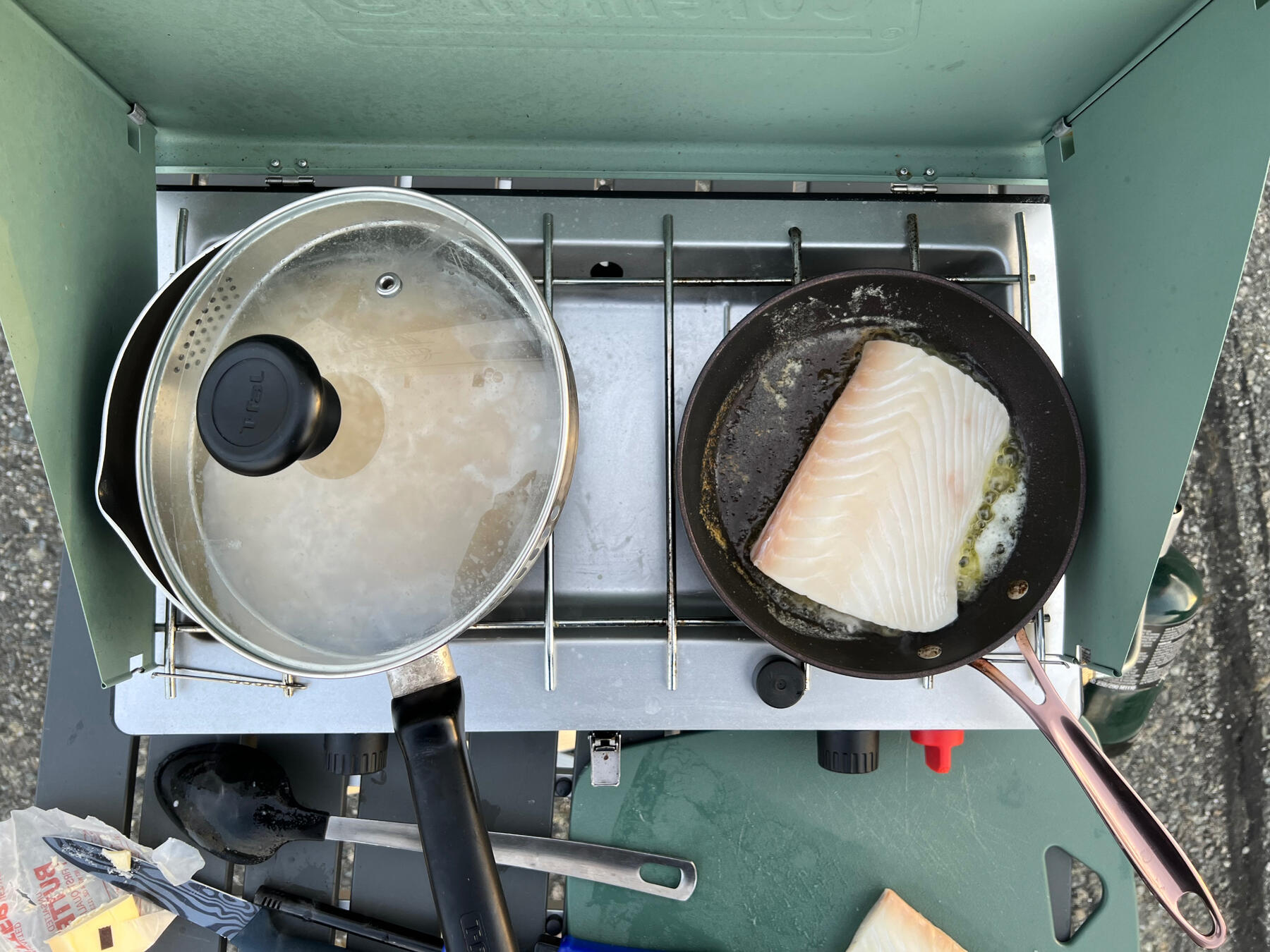 Fisch in Pfanne