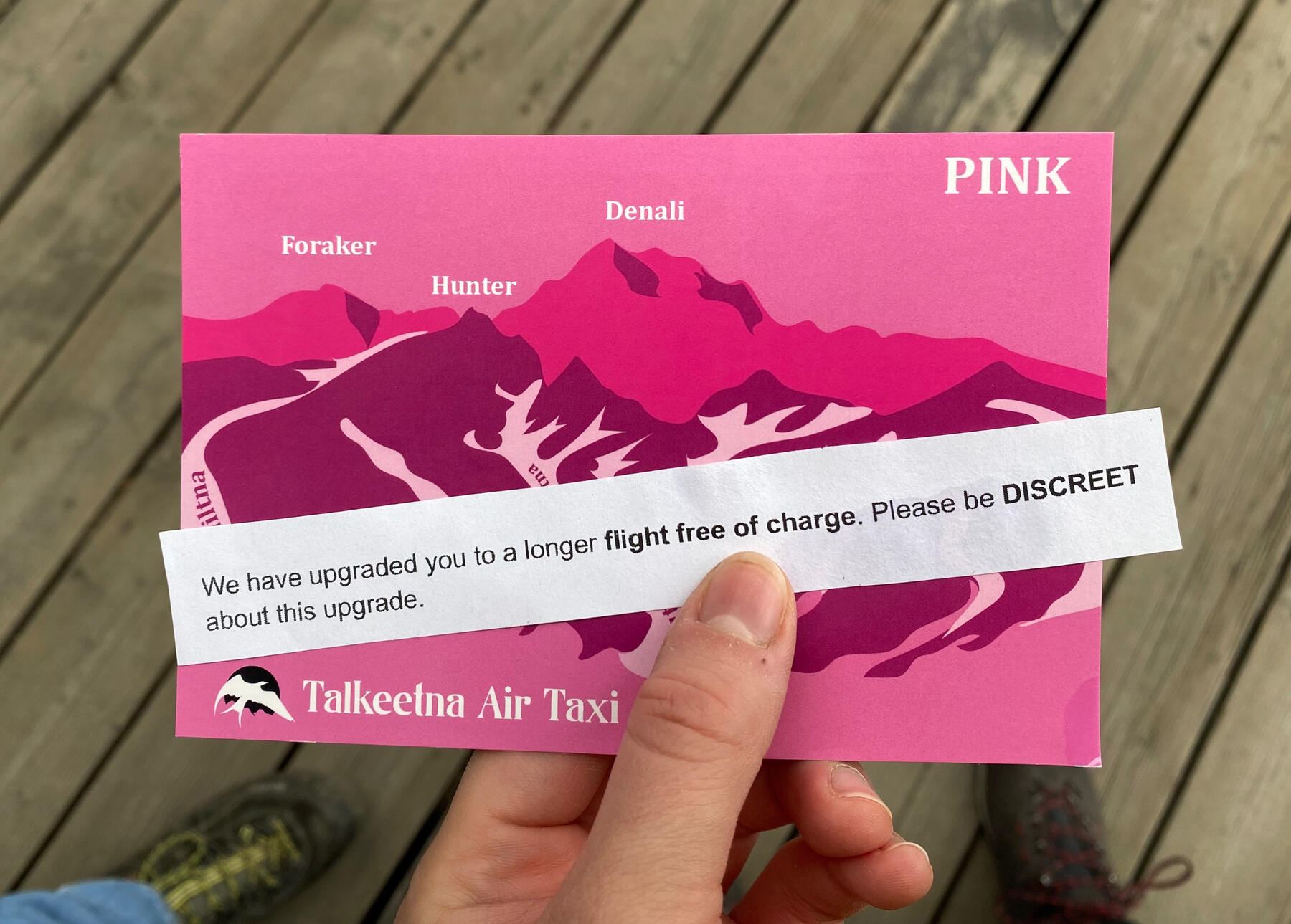Pinkes Ticket