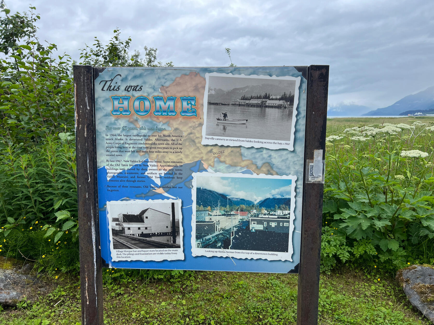 Schild Old Valdez